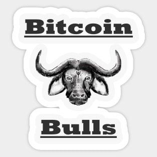 Bitcoin Bull Cryptocurrency Bull Run Sticker